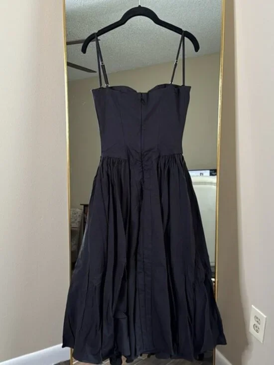 House of CB ‘Samaria’ Black Midi Dress NWOT - Picture 5 of 5